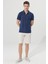 Slim Fit Dar Kesim 5 Cep Armürlü Şort 3