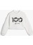 Cumhuriyet Baskılı Crop Sweatshirt Uzun Kollu Bisiklet Yaka Şardonlu - 100. Yıl 3
