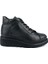 Deri Modern Rahat Tam Tarz Deri Bot Siyah 3520 3