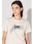 Regular Fit Normal Kesim Pamuk Bisiklet Yaka Ekru Tişört 4