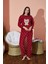 Kadın Kışlık Polar Pijama Takımı Desenli Peluş Takım Waynap 8890 1