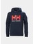 Helly Hansen Düz Erkek Lacivert Sweatshırt HHA.41677 Jr Logo Hoodıe 2.0 5