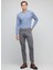 Normal Bel Normal Paça Slim Fit Gri Erkek Pantolon BBFW23MPT003 1