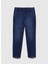 Yüksek Bel Slim Fit Mavi Kadın Pantolon 44ZALF02J 3