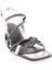 615-23Y Kadin Silver Taş Fiyonklu Kristal Taşli Topuklu Sandalet 2
