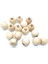 Doğal Ahşap Boncuk Cilalı Dairesel 17 mm 120 gr 1