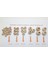 Doğal Ahşap Boncuk Cilasız Dairesel 22 mm 120 gr 2