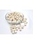 Doğal Ahşap Boncuk Cilalı Küp 10 mm 100 gr 1