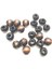Doğal Kahverengi Ahşap Boncuk Cilalı Dairesel 22 mm 120 gr 1