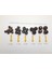 Doğal Kahverengi Ahşap Boncuk Cilalı Dairesel 22 mm 120 gr 2