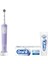 Şarjlı Elektrikli Diş Fırçası Vitality Pro Lila + Oral-B Pro Onarım 50 ml Diş Macunu 1