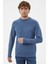 Selanik Örgü Basic Triko Kazak - Indigo 1