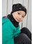 Siyah Beyaz %100 Pamuklu Doğal Yumuşak Çift Katlı Penye Spiderman Çocuk Bebek Bere Boyunluk Set 2