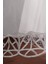 Taç Aplik Bambu 1/2 Seyrek Pile Tül Perde Tek Kanat - Ekru - Vizon 100 x 270 cm 4