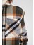 Erkek Çocuk Oversize Fit Kareli Flanel Uzun Kollu Gömlek W5266A623WN 5