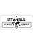 Istanbul Gps Harita Sticker Oto Araba Yapıştırma 17CM Yazı 232 1