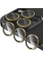 Buff iPhone 15 Pro Max / 15 Pro Kamera Metal Lens Koruyucu Gold 3