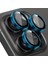 Buff iPhone 15 Pro Max / 15 Pro Kamera Metal Lens Koruyucu Navy Blue 1