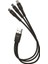 2.4A Hasir 3 In 1 2 x Type-C 1 x Lightnıng Iphone & Data Kablosu 1