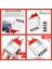 A6 Çoklu Şarj Adaptörü 4 Port + J21 Micro USB Magnetic Akan LED Işıklı Şarj Kablosu -1mt 5
