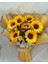 Sevgiliye hediye Ayçiçeği Buketi papatya Çiçek Buketi sevgiliye Hediye doğum Günü isteme Çiçeği yapay Çiçek ayçiçeği 2