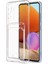 Samsung Galaxy A14 Kılıf Kartlıklı Cüzdanlı Kamera Korumalı Şeffaf Renksiz Esnek Silikon Kapak 1