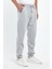Erkek Gri Regular Fit Beli Lastikli Rahat Spor Pamuklu Eşofman Altı RF0449 3