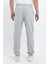 Erkek Gri Regular Fit Beli Lastikli Rahat Spor Pamuklu Eşofman Altı RF0449 5