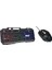 Hytech HKM-X86 Quın Gökkuşağı Zemin Aydınlatmalı Gaming Klavye Mouse Set 1