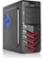Everest 720R PEAK-250W Siyah/kırmızı 2*sata Mesh Metal Panel Kasa 1