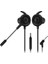 Hytech Hy-Gk1 3,5 Oyuncu Esnek Mikrofonlu Siyah Kulakiçi Kulaklık 1