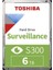 Toshıba 3.5 S300 6tb 5400RPM 256MB Sata3 Güvenlik HDD HDWT860UZSVA (Güvenlik 7/24) 1