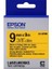 Epson Lk-3ybw Strong Siyah Üzeri Sarı 9mm 9metre Etiket 1