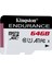 Kingston SDCE-64GB 64GB Microsdxc Endurance 95R-30W C10 A1 Uhs-I Card Only Hafıza Kartı 1