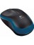 Logıtech M185 Nano Alıcılı Kablosuz Siyah-Mavi Mouse 1