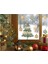 Yeni Yıl Merry Christmas Cam Duvar Sticker Setleri - Yılbaşı Seti 1