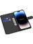iPhone 15 Pro Cüzdan Kılıfı, 3D Pu Deri Stand Telefon Kapağı Kayışlı (Yurt Dışından) 3