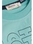 Girls & Boys Erkek Çocuk Sweatshirt Yazı Baskılı 8-12 Yaş, Su Yeşili 3