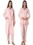 Pembe Sabahlıklı Hamile Lohusa Pijama Takımı 1