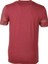 Bordo Bisiklet Yaka Baskılı Slim Fit Dar Kesim Tshirt 1227 3