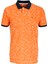 Erkek Turuncu Slim Fit Polo Yaka Baskılı %100 Pamuk Kol Ribanalı T-Shirt Jeans 1997 1