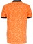 Erkek Turuncu Slim Fit Polo Yaka Baskılı %100 Pamuk Kol Ribanalı T-Shirt Jeans 1997 3