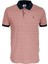 Erkek Gül Kurusu Slim Fit Polo Yaka %100 Pamuk Baskılı T-Shirt Ncs Jeasn 1111 1