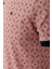 Erkek Gül Kurusu Slim Fit Polo Yaka %100 Pamuk Baskılı T-Shirt Ncs Jeasn 1111 3