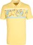 Erkek Sarı Slim Fit Polo Yaka Baskılı Tshirt 1179 1