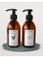 Amber Cam Pompalı Bulaşık Deterjanı Çamaşır Suyu Şişesi 250ML 2li Set 1