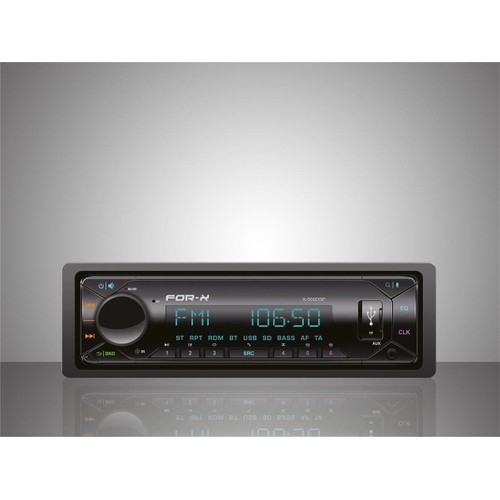 For-x 500DSP Oto Teyp 60 W Güç, Bluetooth, USB ve SD Kart Girişi ile Profesyonel Ses Deneyimi