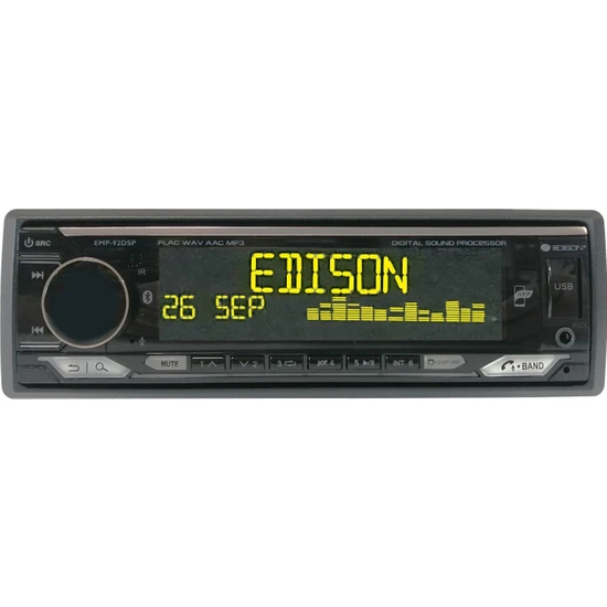 Edison Emp-92 Dsp Oto Teyp 3 Anfi Çıkışlı Dsp Işlemcili Telefon Kontrollü Usb/bt /aux