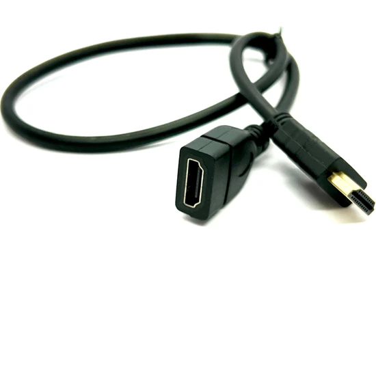 Boblov 50 cm HDMI Uzatma Kablosu Dişi Erkek HDMI 0.5m High Speed Extension Cable Yarım Metre