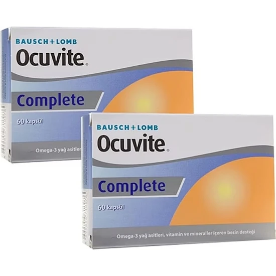 Bausch + Lomb Ocuvite Complete 60 Kapsül - 2 Adet